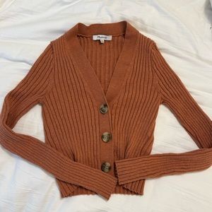 Madewell cinnamon Cardigan Sweater